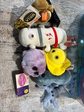 Giant microbes Plush Set mrsa back pain the clap mono herpes brain cell z31